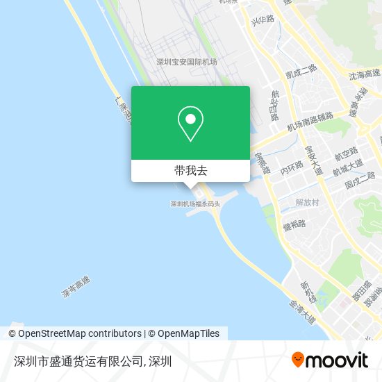 深圳市盛通货运有限公司地图