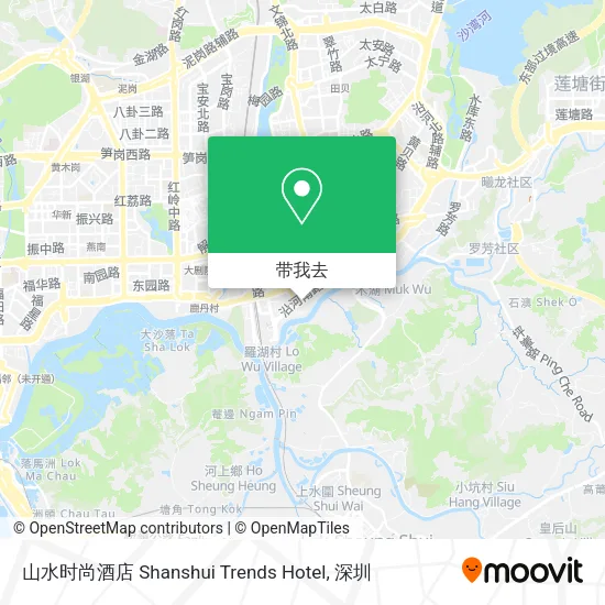 山水时尚酒店 Shanshui Trends Hotel地图