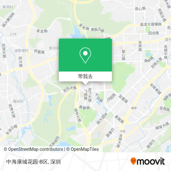 中海康城花园-B区地图