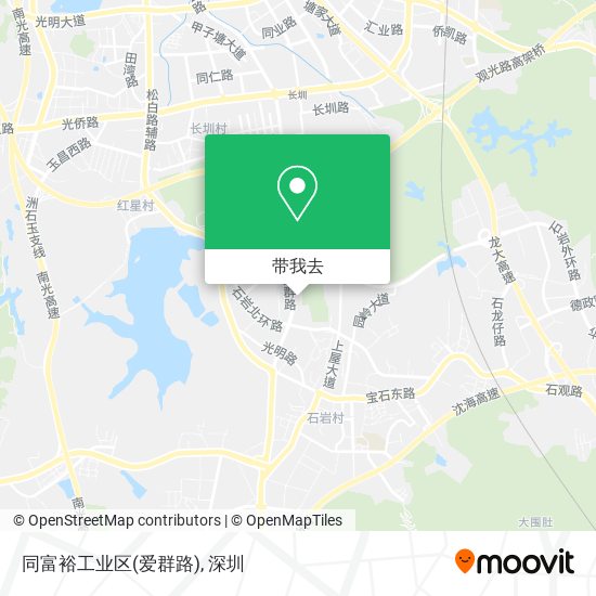 同富裕工业区(爱群路)地图