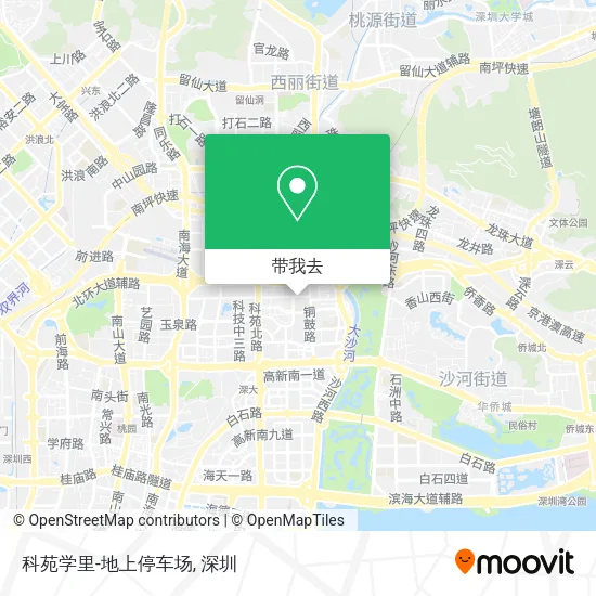 科苑学里-地上停车场地图