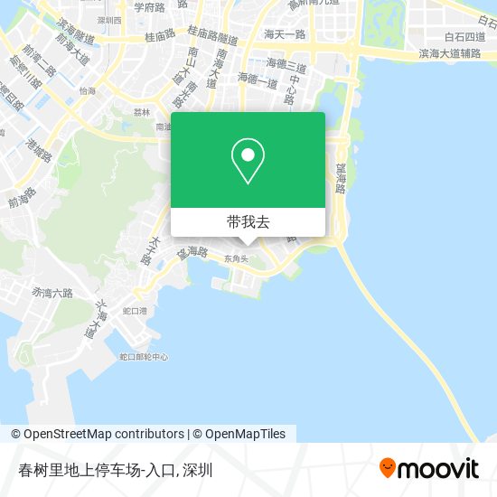 春树里地上停车场-入口地图