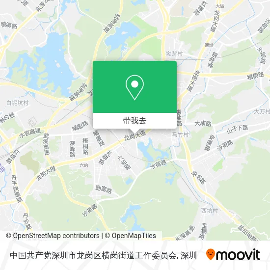 中国共产党深圳市龙岗区横岗街道工作委员会地图