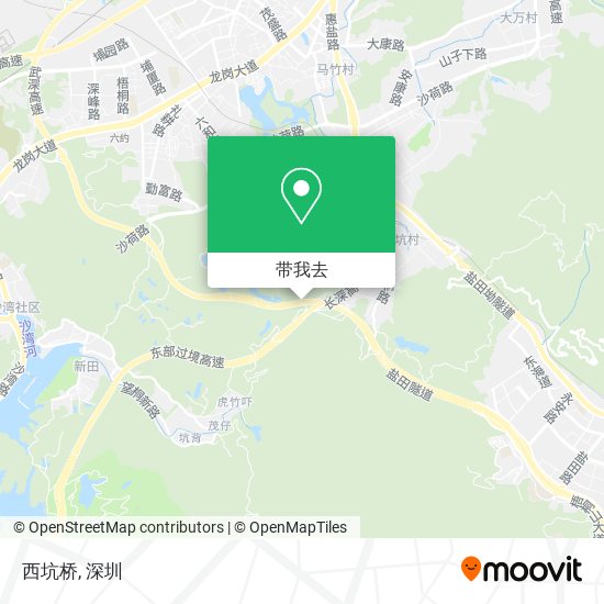 西坑桥地图