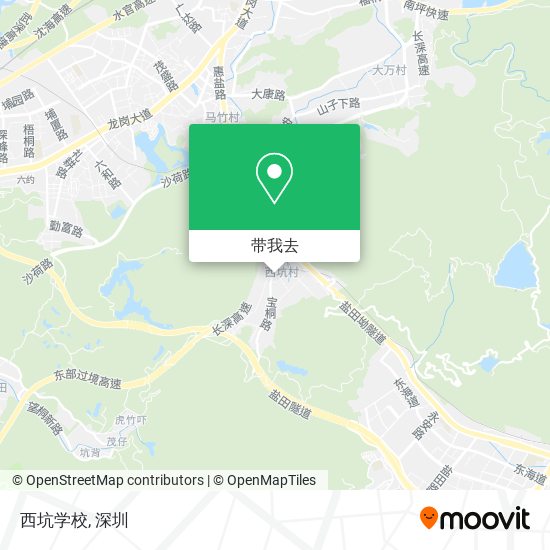西坑学校地图