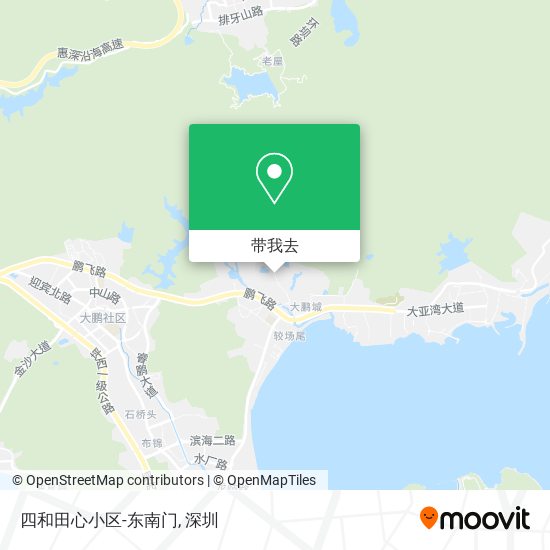 四和田心小区-东南门地图