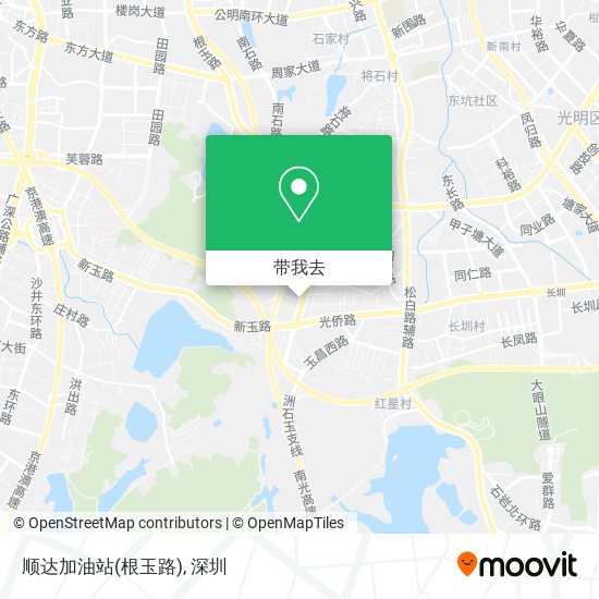 顺达加油站(根玉路)地图