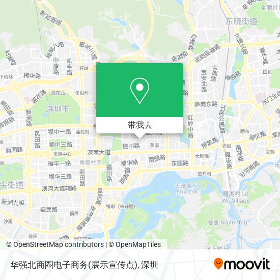 华强北商圈电子商务(展示宣传点)地图
