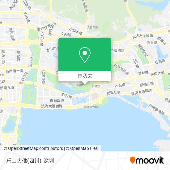 乐山大佛(四川)地图