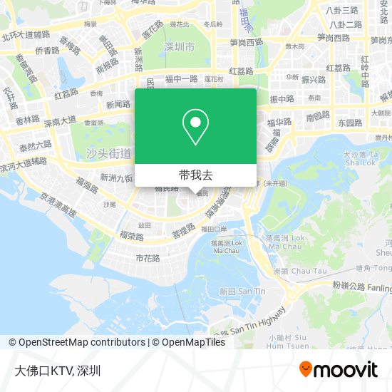 大佛口KTV地图