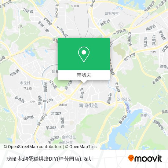 浅绿·花屿蛋糕烘焙DIY(桂芳园店)地图