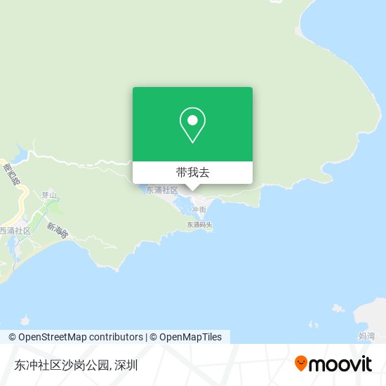 东冲社区沙岗公园地图