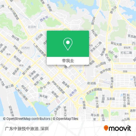 广东中旅悦中旅游地图