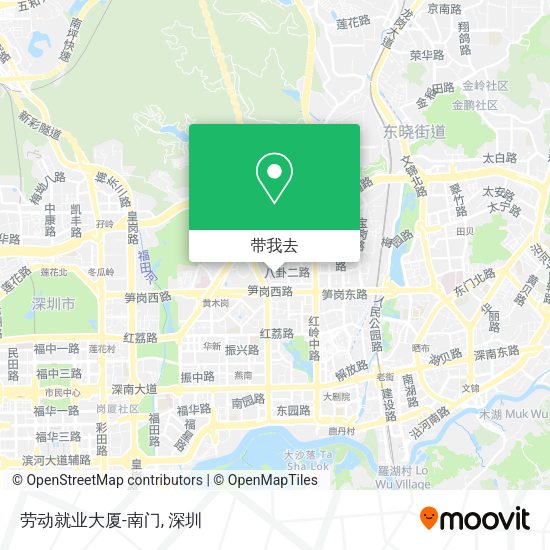 劳动就业大厦-南门地图