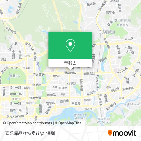 喜乐库品牌特卖连锁地图