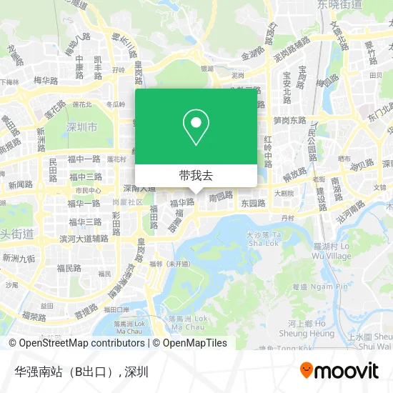 华强南站（B出口）地图