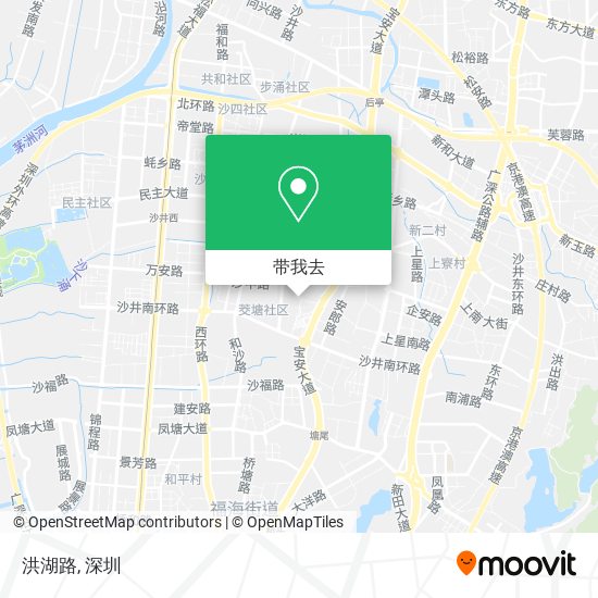 洪湖路地图