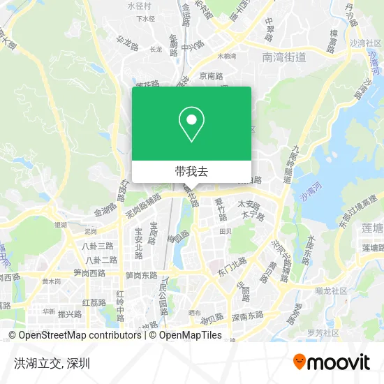 洪湖立交地图