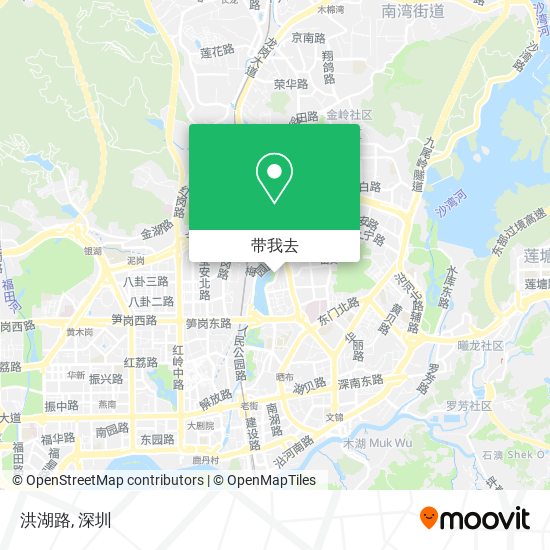 洪湖路地图