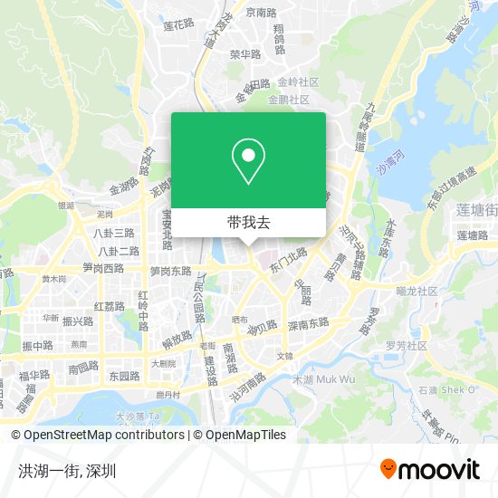 洪湖一街地图