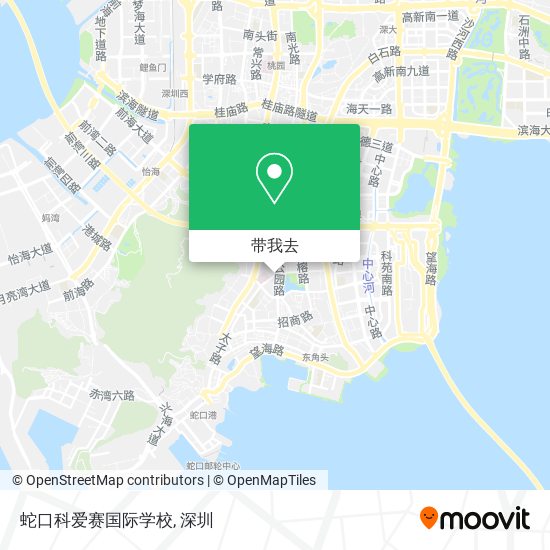 蛇口科爱赛国际学校地图