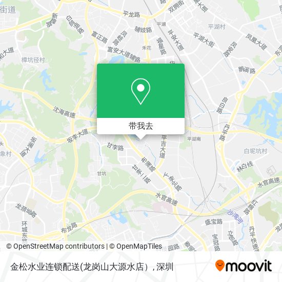 金松水业连锁配送地图