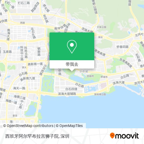 西班牙阿尔罕布拉宫狮子院地图