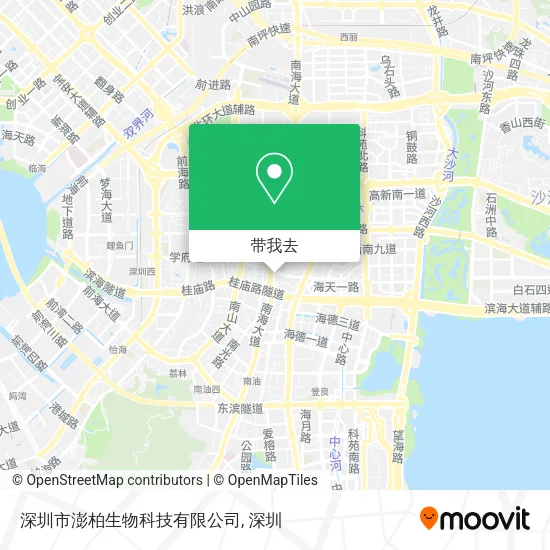 深圳市澎柏生物科技有限公司地图