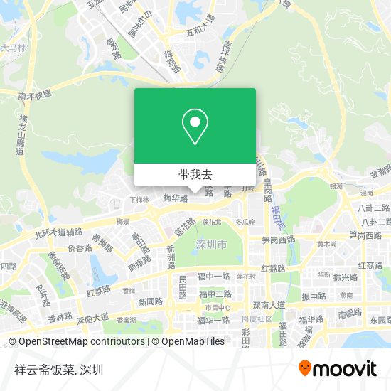 祥云斋饭菜地图