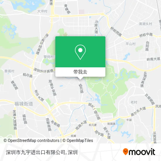 深圳市九宇进出口有限公司地图