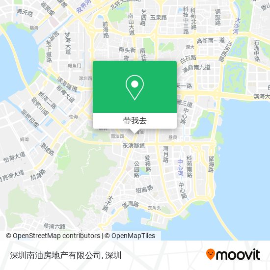 深圳南油房地产有限公司地图