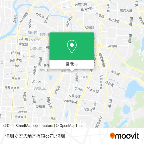 深圳立宏房地产有限公司地图