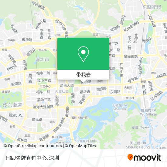 H&J名牌直销中心地图