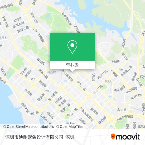 深圳市迪耐形象设计有限公司地图