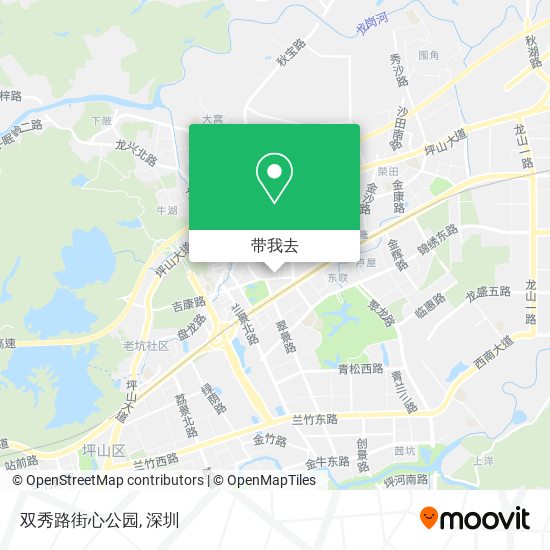 双秀路街心公园地图