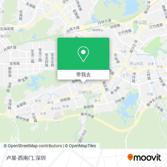 卢屋-西南门地图
