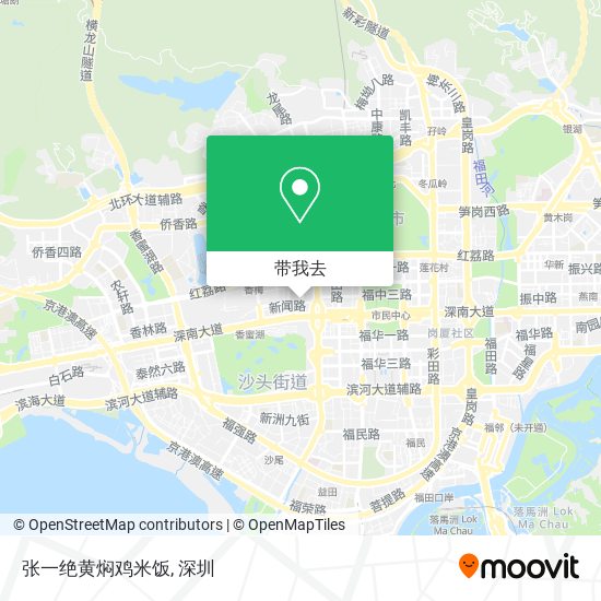 张一绝黄焖鸡米饭地图