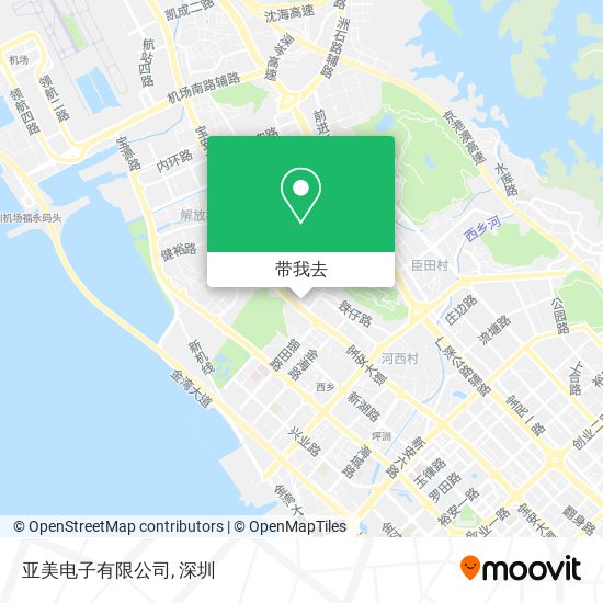 亚美电子有限公司地图