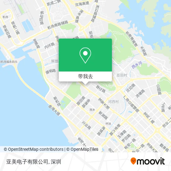 亚美电子有限公司地图