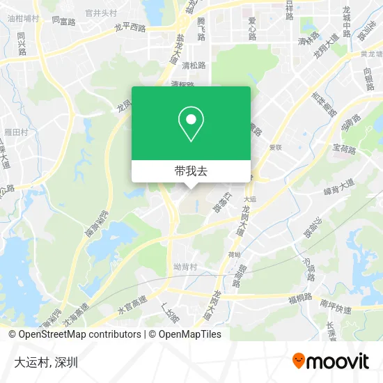 大运村地图