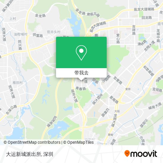 大运新城派出所地图
