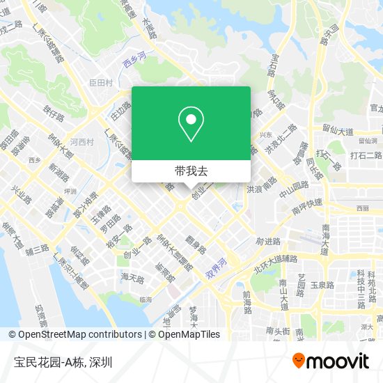 宝民花园-A栋地图