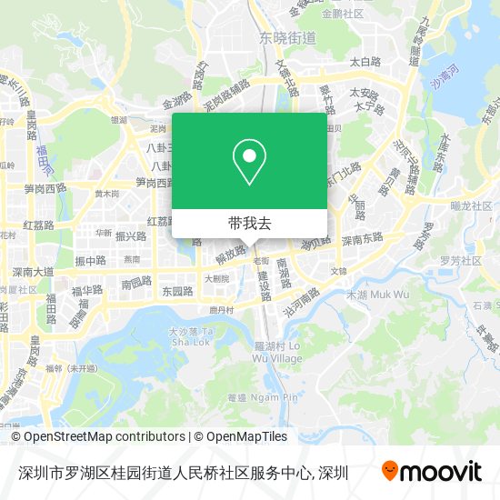 深圳市罗湖区桂园街道人民桥社区服务中心地图