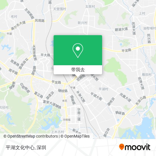 平湖文化中心地图