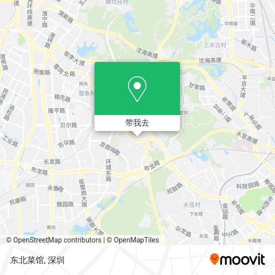 东北菜馆地图