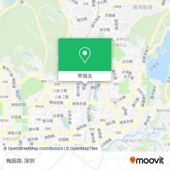 梅园路地图