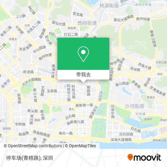 停车场(青梧路)地图