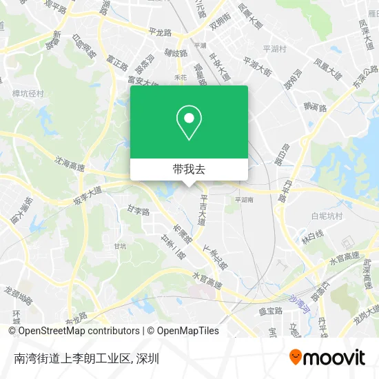 南湾街道上李朗工业区地图