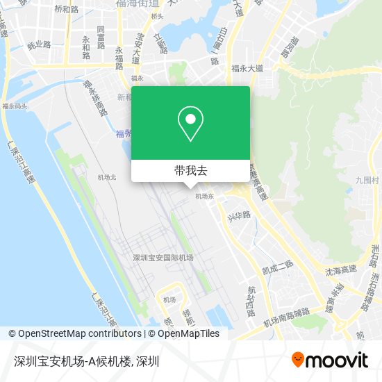 深圳宝安机场-A候机楼地图