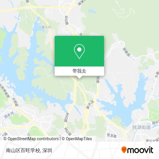 南山区百旺学校地图